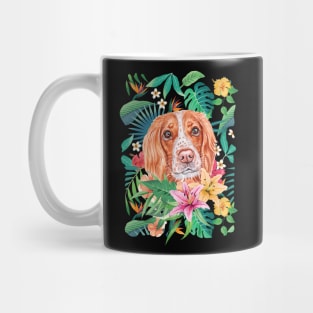 Tropical English Springer Spaniel Mug